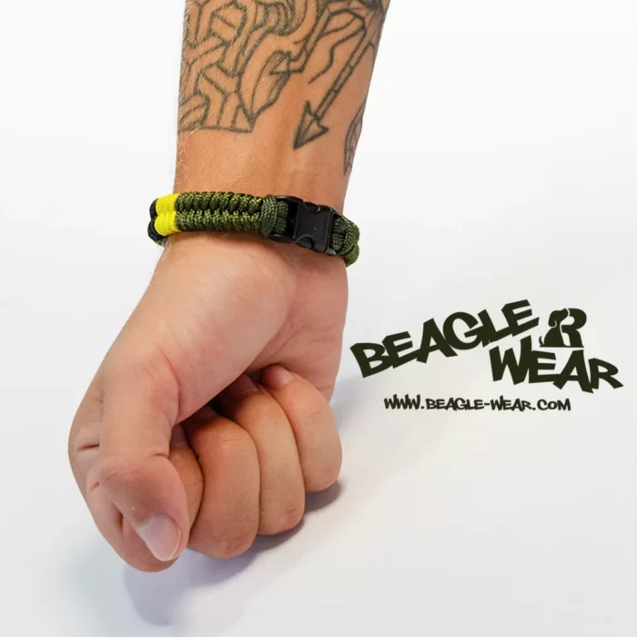 fishtail paracord narukvica sa kopcom, Beagle Wear