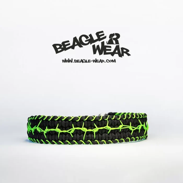 Siroka ogrlica Barbed Wire, Beagle Wear handmade