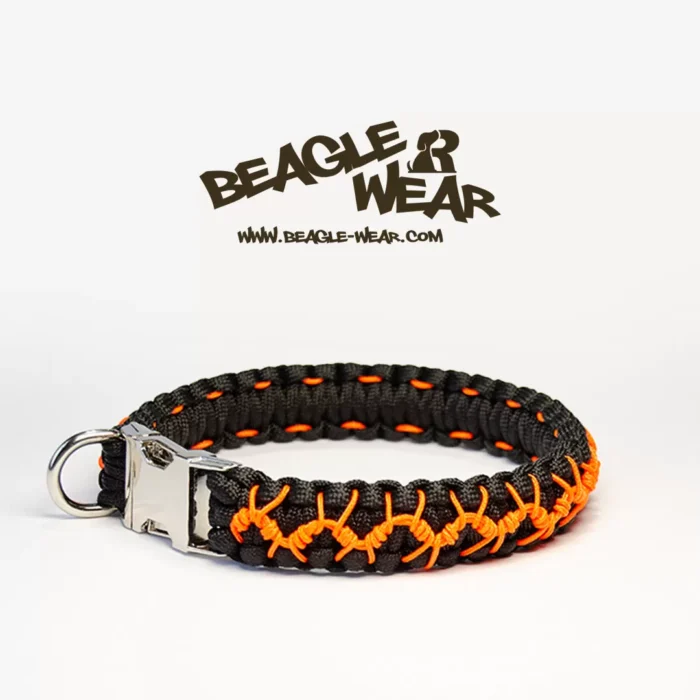 paracord ogrlica Barbed Wire za manje pse, handmade